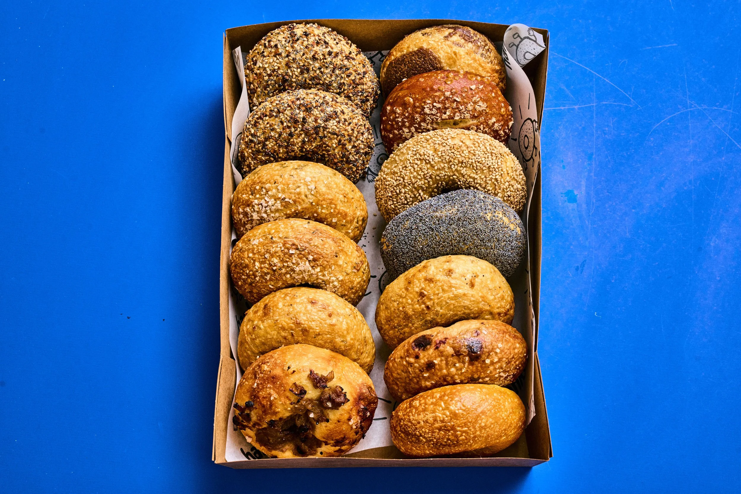 Hank's Bagels catering spread