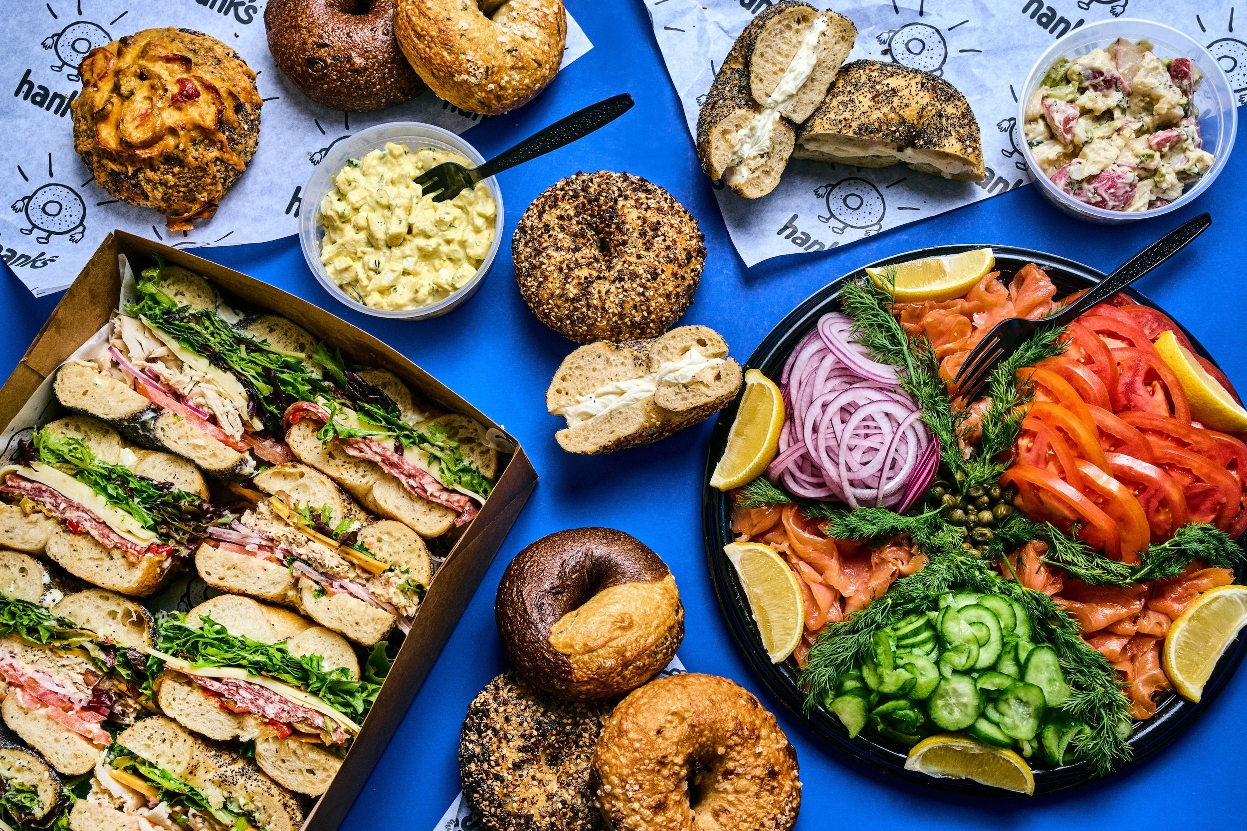 Hank's Bagels sandwich spread