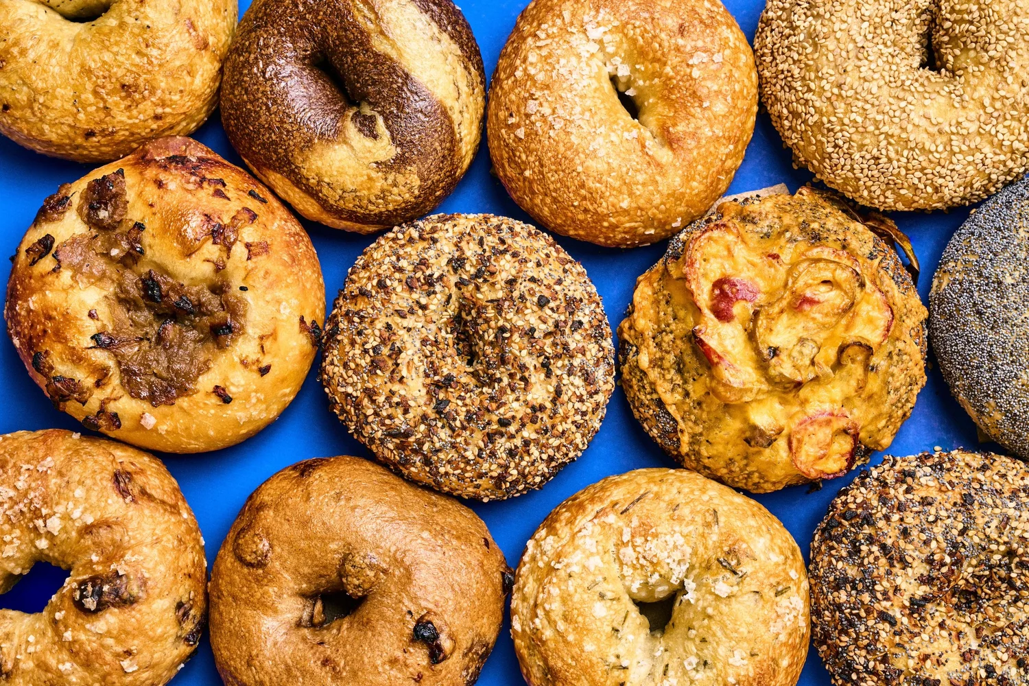 Assorted Hank's Bagels menu items